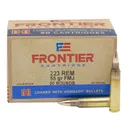 Hornady Frontier Rifle Ammunition .223 Rem 55 gr FMJ 3240 fps 50/ct(Oriented) - Frontier