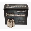 Civil Defense .357 SIG 50GR Copper Mono, Frag HP Lead Free 20RD - Liberty-Ammunition