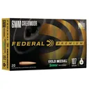 Federal Premium Gold Medal Sierra Matchking Ammunition 6mm Creedmoor 107 gr BTHP 3000 fps 20/ct - Federal