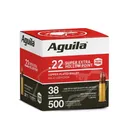 Aguila Super Extra High Velocity Rifle Ammunition .22 LR 38 gr CPHP 1280 fps 500/ct - Aguila