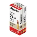 Aguila Interceptor Rimfire Ammunition .22 LR 40 gr CPSP 1470 fps 50/ct - Aguila