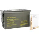 PPU Rangemaster Rifle Ammunition .50 BMG 625gr FMJ 2940 fps 120/ct (Metal Can) - Ppu