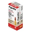 Aguila Interceptor Rimfire Ammunition .22 LR 40 gr HP 1470 fps 50/ct - Aguila