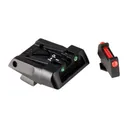 L.P.A. Sights Fully Adjustable Fiber Optic Front Rear Glock Red Green - L.P.A. Sights