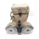 RWB Dual Drum Mag AR15 100rd Tan Clear Front Compatible with AR15 M16 M4 - Rwb