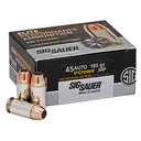 Sig Sauer Elite V-Crown 45 ACP 185gr JHP 50rd Box - Sig Sauer