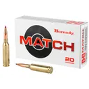 Hornady Match Rifle, 6mm Creedmoor, Eld Match, 108 Grain, 20 Rounds - Hornady