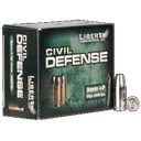 Liberty Ammunition LACD9014 Civil Defense 9mmLuger+P 50gr Lead Free Fragmenting Hollow Point 20 Rounds - Liberty