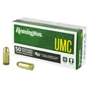 Remington, UMC, .45 Auto, Full Metal Jacket, 230 Grain, 50 Rounds - Remington
