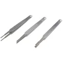 3-PIECE DIAMOND TIP PIVOT HANDLE TWEEZERS - Ramrodz