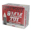 Fort Scott Munitions 9MM115SCVTPD Tumble Upon Impact (TUI) 9mmLuger 115gr Solid Copper Spun 20 Rounds *TPD-9 Coated - Fort Scott Munitions