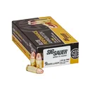 Sig Sauer 9mm Luger Full Metal Jacket 124 Grain 50 Rounds - Sig Sauer