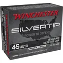 Winchester Silvertip 45 ACP Hollow Point 185 Grain 20 Rounds - Winchester