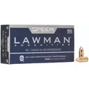 Speer Lawman 9mm Luger Total Metal Jacket 124 Grain 50 Rounds - Speer