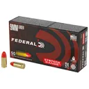 Federal Syntech Range Pistol Ammo 9mm Total Synthetic Jacketed Round Nose 124 Grain 50 Rounds - Federal Ammunition