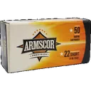 Armscor Rimfire Ammo 22 Short Copper Plated 29 Grain 50 Rounds - Rock Island Armory