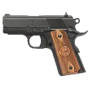Iver Johnson Arms THRASHER Thrasher 45 ACP 7+1 3.13" Black Bull Barrel, Matte Blued Serrated Steel Slide & Frame w/Beavertail, Walnut Large Diamond Grip - Iver Johnson