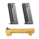 Magnum Research Desert Eagle Mark XIX 44 Magnum Conversion Gold Barrel 2 8 Round Magazines - Magnum Research