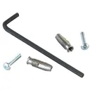 GUN NUT II ADJUSTABLE STOCK ANCHOR SILVER STEEL - Jones