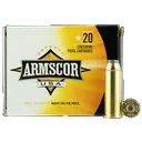 Armscor Defense Pistol Ammo 44 Remington Magnum Jacketed Hollow Point 240 Grain 20 Rounds - Armscor