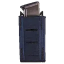 High Speed Gear 41PT00LE TACO Duty Single Pistol Mag, LE Blue Nylon with MOLLE Exterior, Fits MOLLE & 2" Belt - High Speed Gear