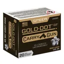 Speer Gold Dot Carry Gun Handgun Ammo 9mm 135 gr. HP 20 rd. - Speer