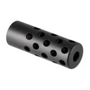 Gentry Custom Quiet Muzzle Brake 6.5 Caliber 5/8-24 Steel Matte Blue - Gentry Custom
