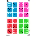 EZ AIM 23X35 PAPER TGT FUN SHOOT DICE 3PK MULTI - Allen