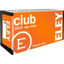 Eley Club 22 LR 40gr LRN 50rd Box - Eley