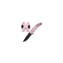 Bear & Son Edge Brisk 2.0 Folding Knife & Sharpener Combo Drop Point Blade Pink Camo - Bear and Son Cutlery