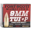 FORT SCOTT 9MM LUGER +P 80GR - Fort Scott Munitions