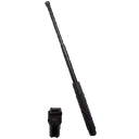 Uzi Accessories UZIEXB21 Law Enforcement Expandable Baton 8.25"- 21" Hardened Steel Includes Holster - Campco