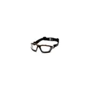 Pyramex Carhartt Carthage Shooting Glasses Black and Tan with Clear Anti-Fog Lens - Pyramex