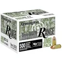 Remington Range Jumbo Pack 9mm Luger Full Metal Jacket 115 Grain 500 Rounds - Remington