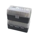 MTM Flip-Top Ammo Box 223/204 Ruger/6x47 50 Rounds Clear Smoke - Mtm