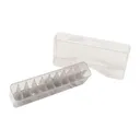 MTM Case-Gard J20XS41 Slip-Top Ammo Box Multi-Caliber Clear Smoke Polypropylene 20rd - Mtm