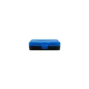 Berry's 53852 Ammo Box 9mm/380ACP Blue/Black Polypropylene 50rd - Berry's Mfg