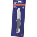 Smith & Wesson Oasis Carabiner Folding Knife 3" Drop Point Blade Black - Smith & Wesson