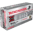 Winchester Super X 9mm Luger Winclean Brass Enclosed Base 124 Grain 50 Rounds - Winchester