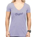 Magpul MAG1336-530-XL Rover Script Women's Orchid Heather Cotton/Polyester Short Sleeve XL - Magpul Industries