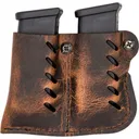 VERSACARRY LEATHER DBL MAG PCH - Versacarry