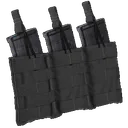 Tacshield T3608BK Speed Load Triple Pistol Triple Black 1000D Nylon - Tac Shield