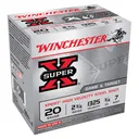 Winchester SuperX 20 Gauge 2.75" 3/4 Ounce High Velocity Lead #7 Shot 250 Rounds - Winchester