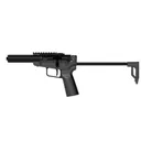 Dark Mountain Stowaway Handgun 9mm Luger Single Shot 5" 1/2x28 Threaded Barrel Black with Brace Adapter - Dark Mountain Arms LLC