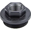 Kgm Suppressors A-SMG9 DTA SMG9 Direct Thread Adapter 1/2x36 Nitride - Kgm Suppressors