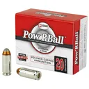 Glaser Pow'RBall Handgun Ammunition 10mm Auto 135 gr JHP 1400 fps 20/box - Cor-Bon