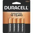Duracell Coppertop Batteries AA 4 pk. - Duracell