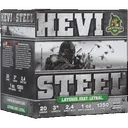 HEVI-Shot HS62024 HEVI-Steel Waterfowl 20Gauge 3" 1oz 2/4Shot 25 Per Box/10 Case - HEVI-Shot