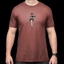 HULA GIRL CVC T-SHIRT 2XL REDROCK HEATHER - Magpul Industries