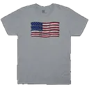 PMAG-FLAG COTTON T-SHIRT CHARCOAL SMALL - Magpul